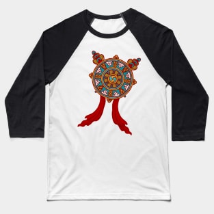 Wheel of Dharma Baseball T-Shirt